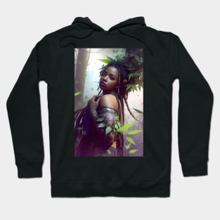 Abstract Rastafari Princess Hoodie